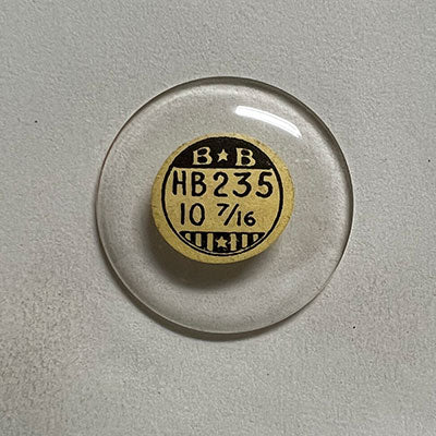 ROUND : GLASS : HIGH DOME - 23.5mm