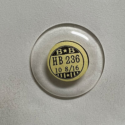 ROUND : GLASS : HIGH DOME - 23.6mm