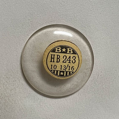 ROUND : GLASS : HIGH DOME - 24.3mm
