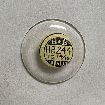 ROUND : GLASS : HIGH DOME - 24.4mm