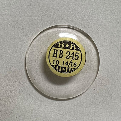 ROUND : GLASS : HIGH DOME - 24.5mm