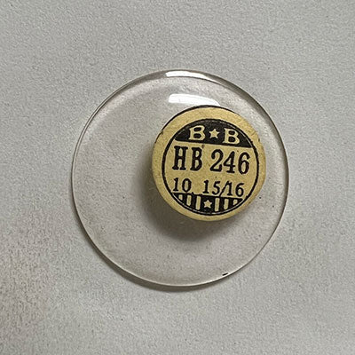 ROUND : GLASS : HIGH DOME - 24.6mm