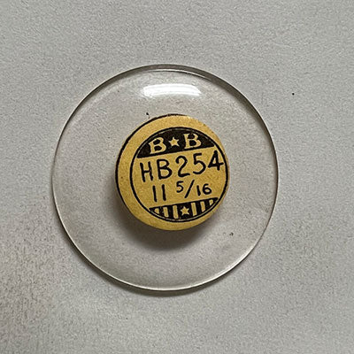 ROUND : GLASS : HIGH DOME - 25.4mm
