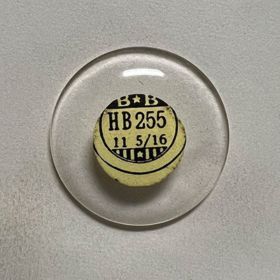ROUND : GLASS : HIGH DOME - 25.5mm