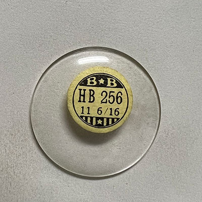 ROUND : GLASS : HIGH DOME - 25.6mm