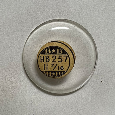ROUND : GLASS : HIGH DOME - 25.7mm