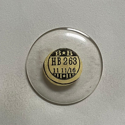 ROUND : GLASS : HIGH DOME - 26.3mm