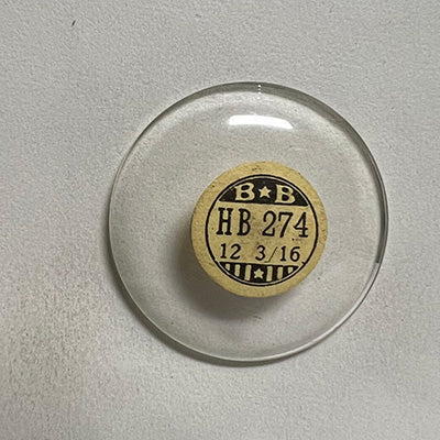 ROUND : GLASS : HIGH DOME - 27.4mm