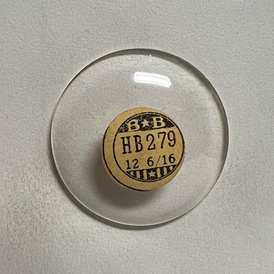 ROUND : GLASS : HIGH DOME - 27.9mm