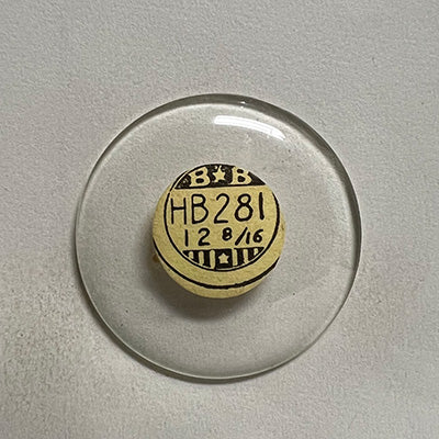 ROUND : GLASS : HIGH DOME - 28.1mm