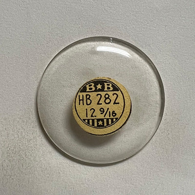 ROUND : GLASS : HIGH DOME - 28.2mm