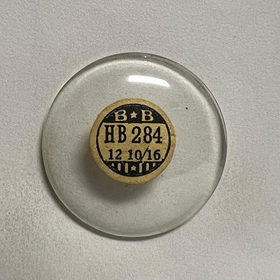 ROUND : GLASS : HIGH DOME - 28.4mm