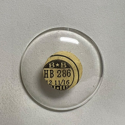 ROUND : GLASS : HIGH DOME - 28.6mm