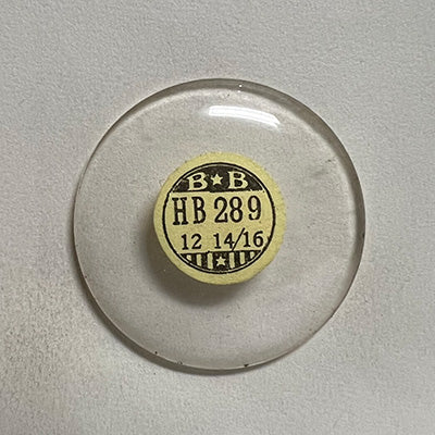 ROUND : GLASS : HIGH DOME - 28.9mm