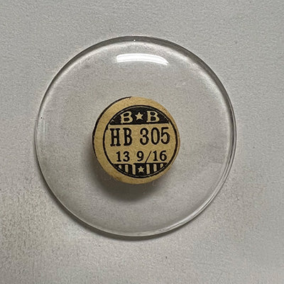 ROUND : GLASS : HIGH DOME - 30.5mm