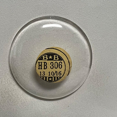ROUND : GLASS : HIGH DOME - 30.6mm
