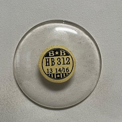 ROUND : GLASS : HIGH DOME - 31.2mm