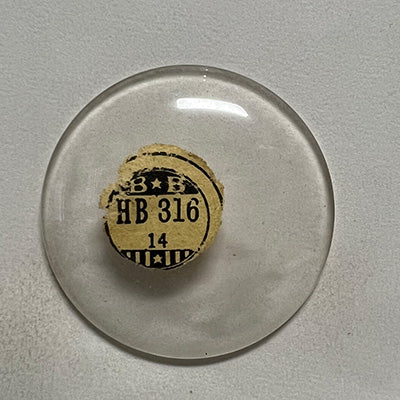 ROUND : GLASS : HIGH DOME - 31.6mm