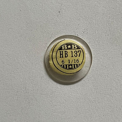 ROUND : GLASS : HIGH DOME - 13.7mm