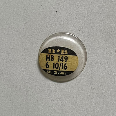 ROUND : GLASS : HIGH DOME - 14.9mm