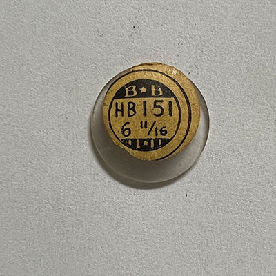 ROUND : GLASS : HIGH DOME - 15.1mm