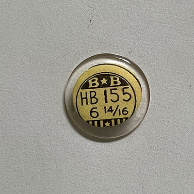 ROUND : GLASS : HIGH DOME - 15.5mm