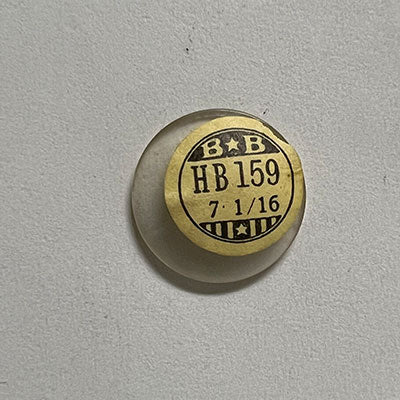 ROUND : GLASS : HIGH DOME - 15.9mm