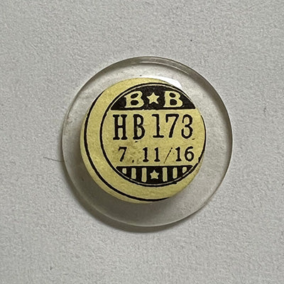 ROUND : GLASS : HIGH DOME - 17.3mm