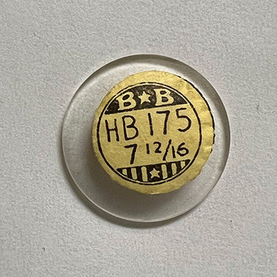 ROUND : GLASS : HIGH DOME - 17.5mm