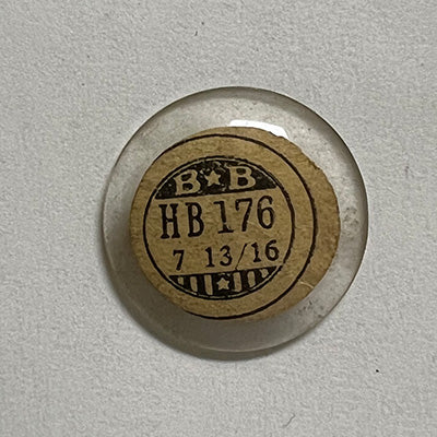 ROUND : GLASS : HIGH DOME - 17.6mm