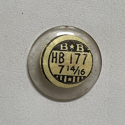 ROUND : GLASS : HIGH DOME - 17.7mm