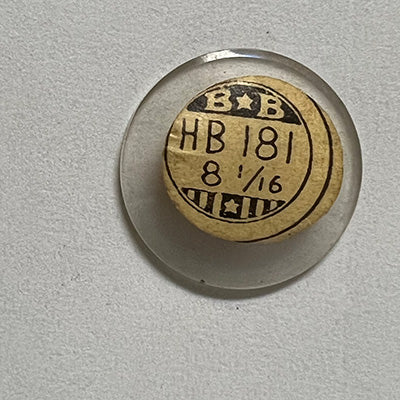 ROUND : GLASS : HIGH DOME - 18.1mm