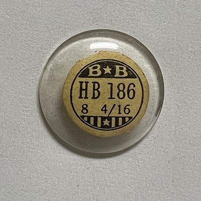 ROUND : GLASS : HIGH DOME - 18.6mm