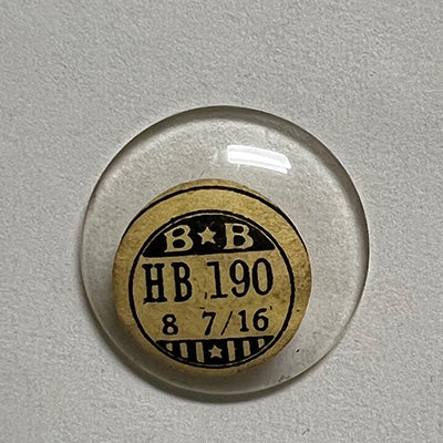 ROUND : GLASS : HIGH DOME - 19.0mm