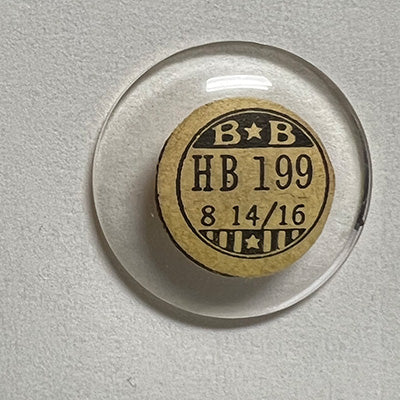 ROUND : GLASS : HIGH DOME - 19.9mm