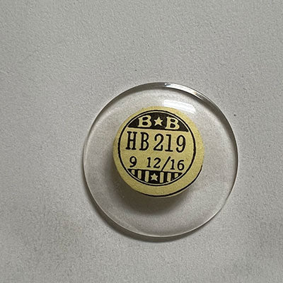ROUND : GLASS : HIGH DOME - 21.9mm