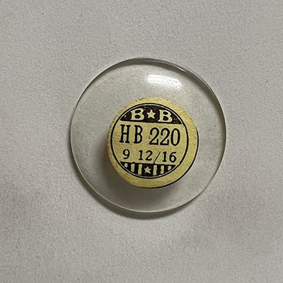 ROUND : GLASS : HIGH DOME - 22.0mm