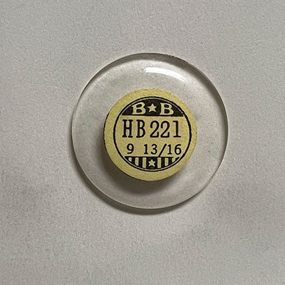 ROUND : GLASS : HIGH DOME - 22.1mm