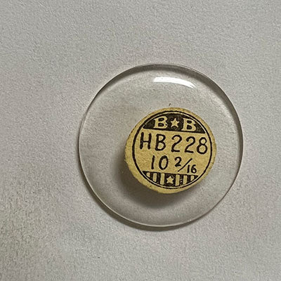ROUND : GLASS : HIGH DOME - 22.8mm