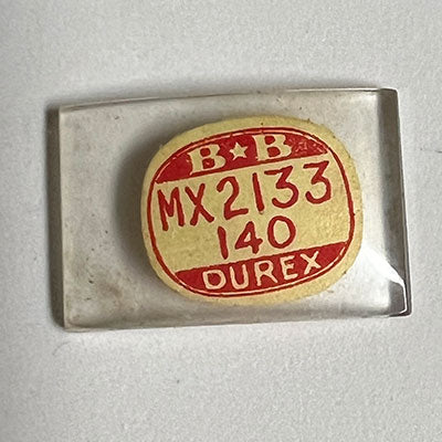 BENRUS : CURVE KING - Rectangle 21.3mm x 14.0mm DUREX
