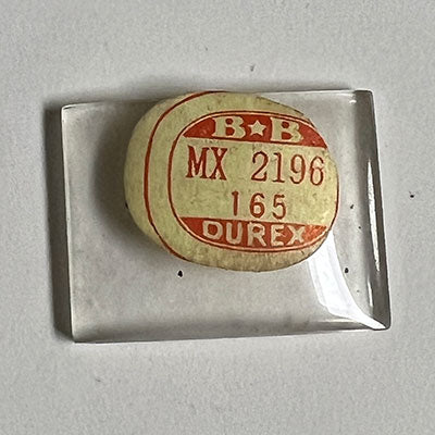 BENRUS : JOHNSON & PEABODY - Rectangle 21.9mm x 16.5mm DUREX