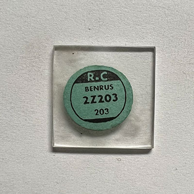 BENRUS, ILLINOIS AND WALTHAM : BRADFORD & WESLEY - Square 20.3mm x 20.3mm ROCK-CRAFT