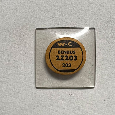 BENRUS, ILLINOIS AND WALTHAM : BRADFORD & WESLEY - Square 20.3mm x 20.3mm