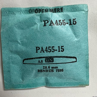 BENRUS : 7585 - Round 28.6mm PA455-15