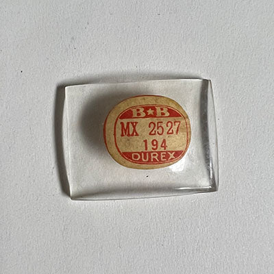 BULOVA : WHITTIER - Rectangle 25.2mm x 19.4mm DUREX