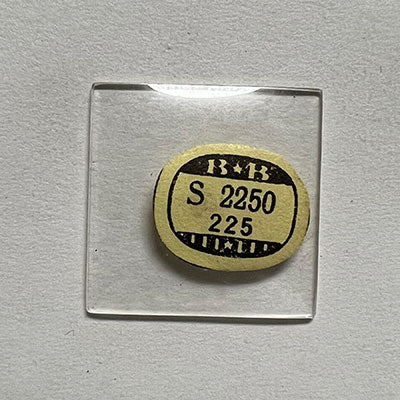 BULOVA : SPONSOR - Square 22.5mm x 22.5mm