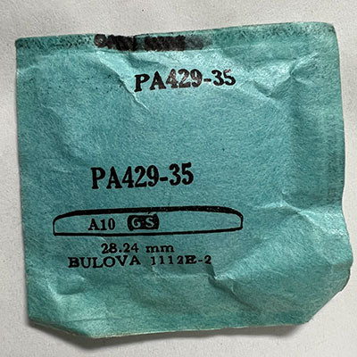 BULOVA : 1112E-2 - Round 28.24mm PA429-35
