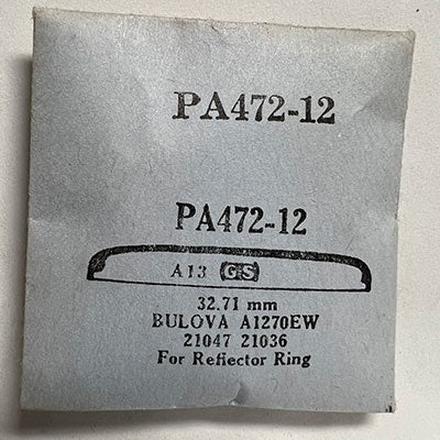 BULOVA : A1270EW, 21047 & 21036 - Round 32.71mm PA472-12