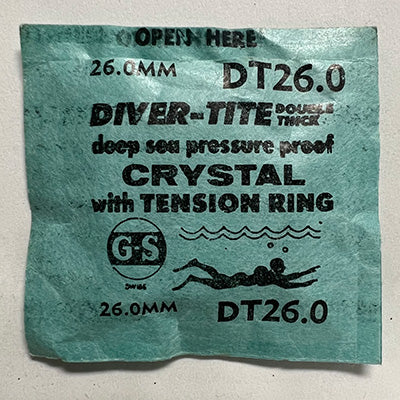 DIVER WITH TENSION RING - Round 26.0mm
