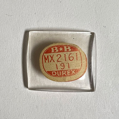 ELGIN : CHAIRMAN (AND OTHERS) - Rectangle 21.6mm x 19.1mm DUREX & ROCK-CRAFT